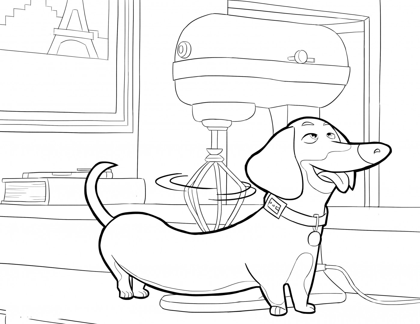 1398x1080 The Secret Life Of Pets Coloring Pages Just Colorings