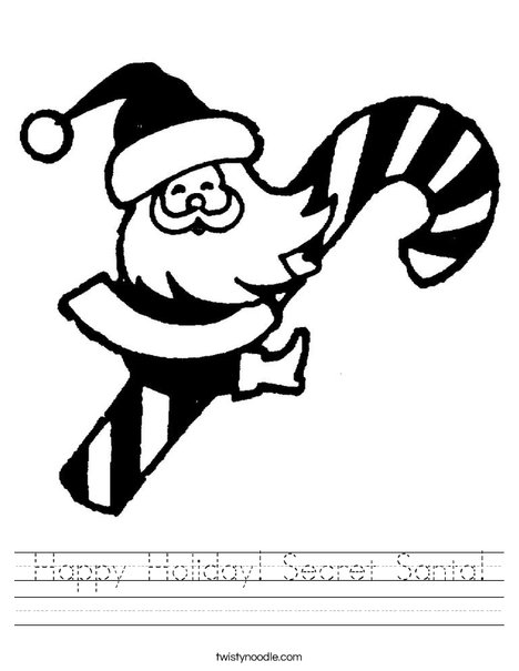 468x605 Happy Holiday Secret Santa Worksheet