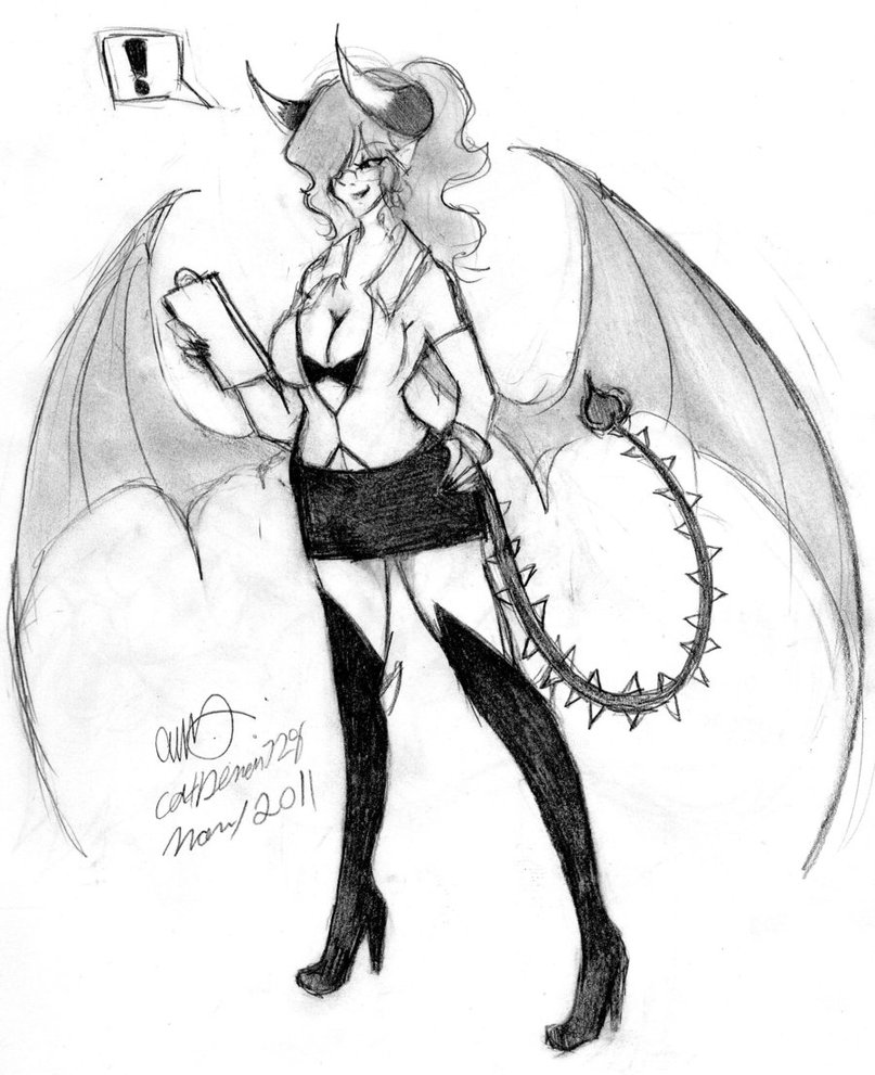 807x991 Gaiaonline Succubus Secretary By Xephercross