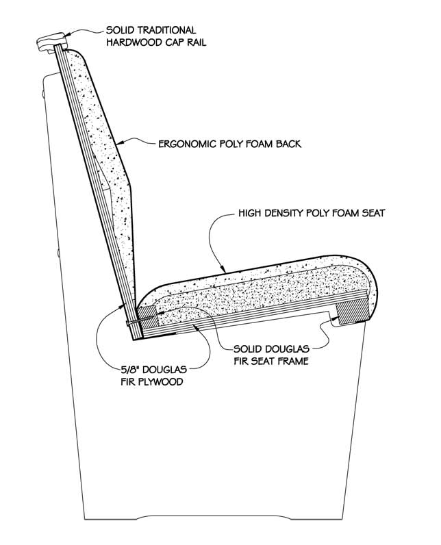 644x796 Pew Body Number 825 Cut Section ~ Pews And Church Furniture