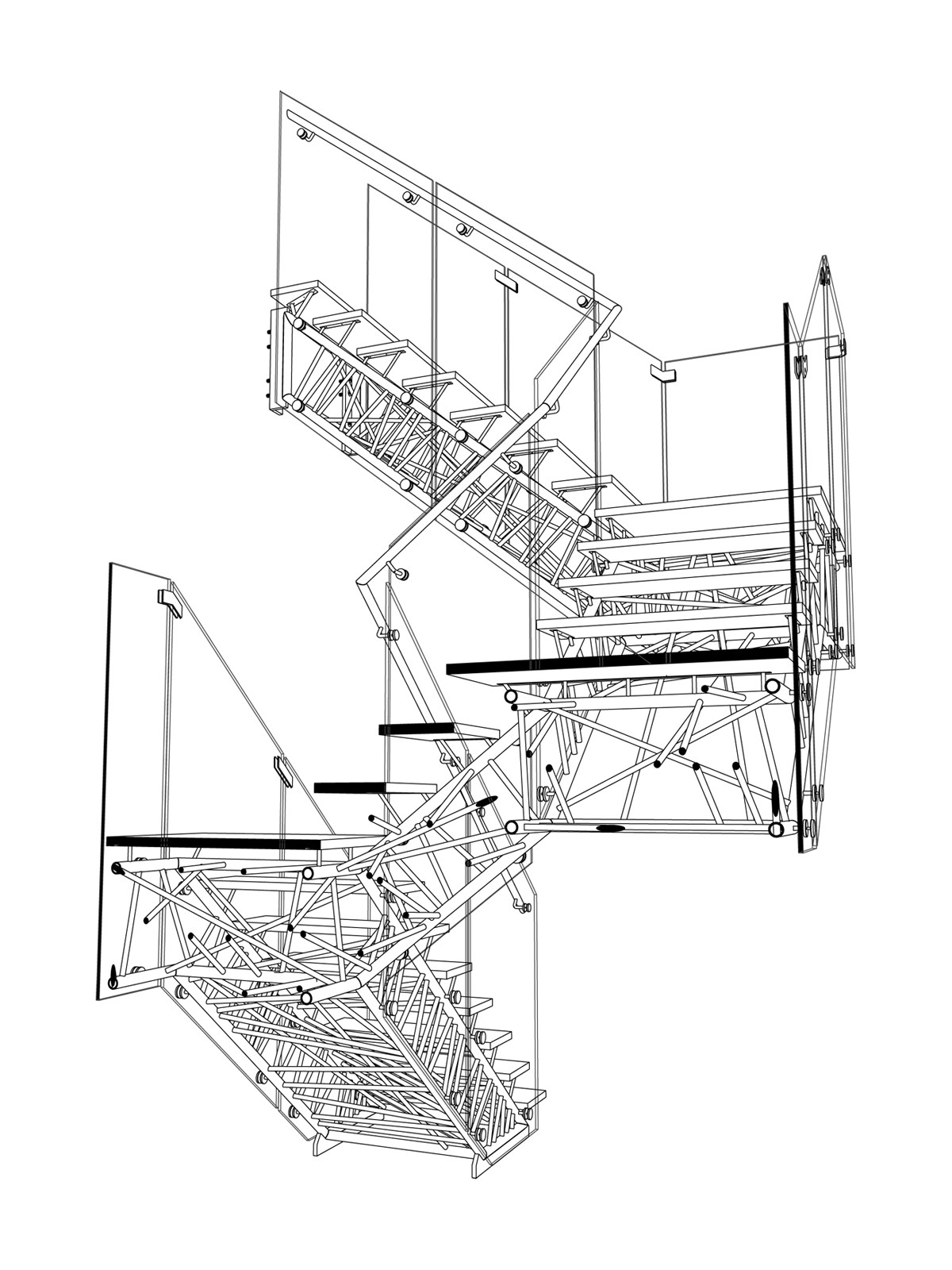 1200x1600 Cad Section Drawing Of Stairs Arch. Tools Techniques