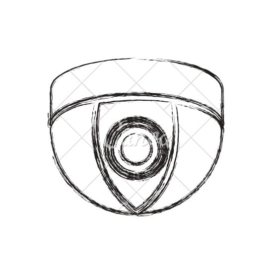 550x550 Video Security Camera In Shape Dome