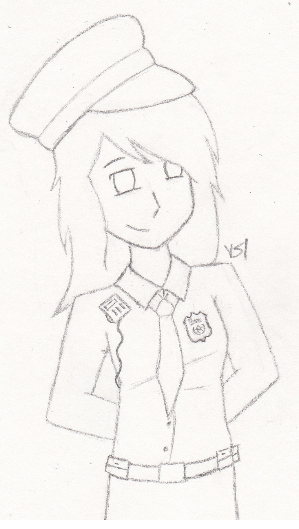 1032x1824 Fnaf Security Guard As A Girl Or A Cop By Rubbykindle2012