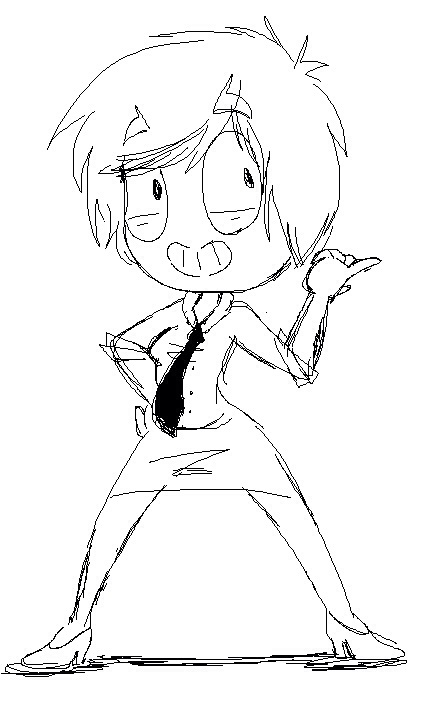 424x704 Fnaf Oc Marine The Security Guard By Marshalltrap