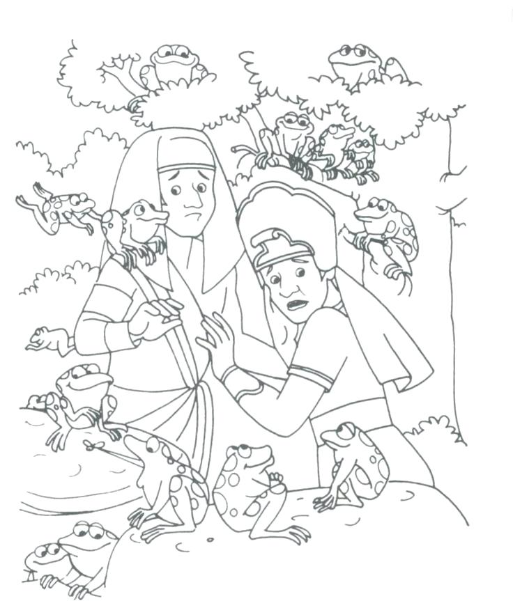 736x863 Passover Coloring Page Images About Bible Story Plagues