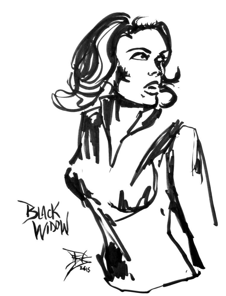 763x1000 Art Exotic Female Drawing Girl Woman Figure Portrait Kevin Banic