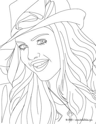 364x470 Selena Gomez Coloring Pages