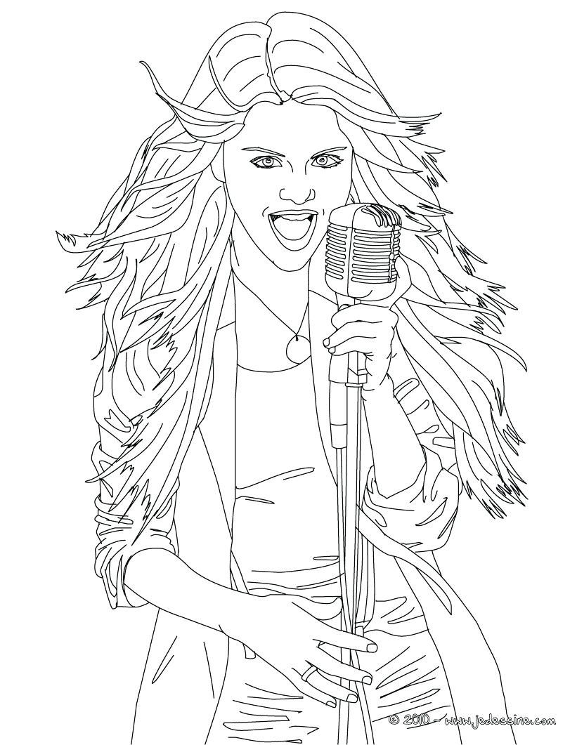 821x1061 Coloring Selena Gomez Coloring Page