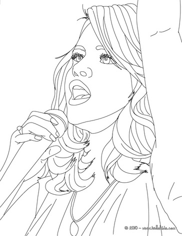 364x470 Of Selena Gomez Coloring Page Free Download
