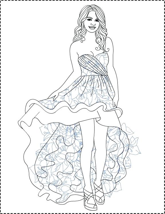 576x744 Selena Gomez Coloring Pages Impressive Ideas Coloring Pages S Free
