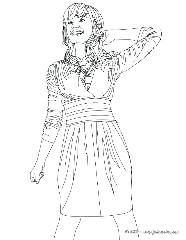 640x827 Coloring Pages Selena Gomez Coloring Sheets Coloring Pages