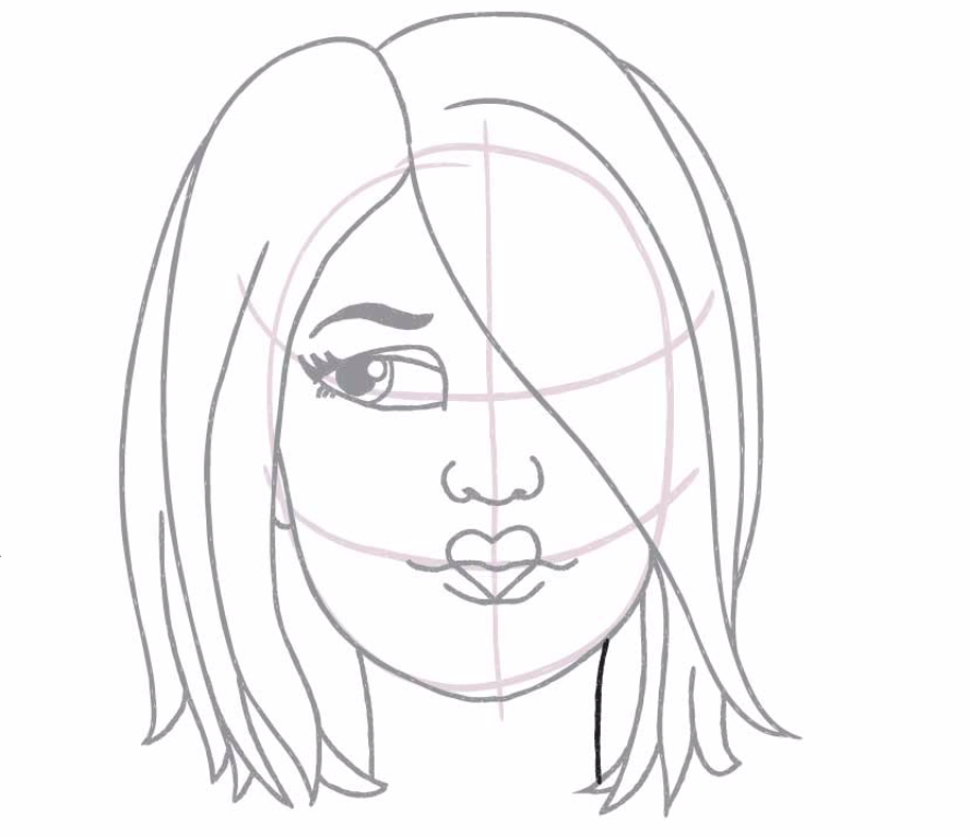 888x767 How To Draw Selena Gomez