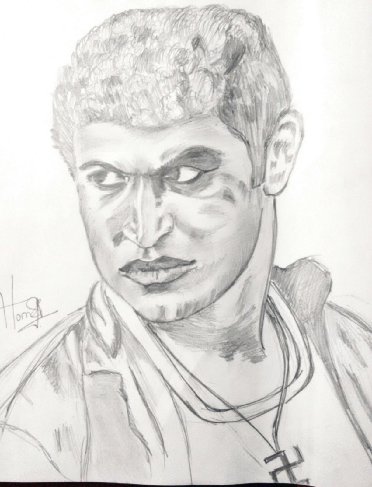 1223x1600 Face Drawings