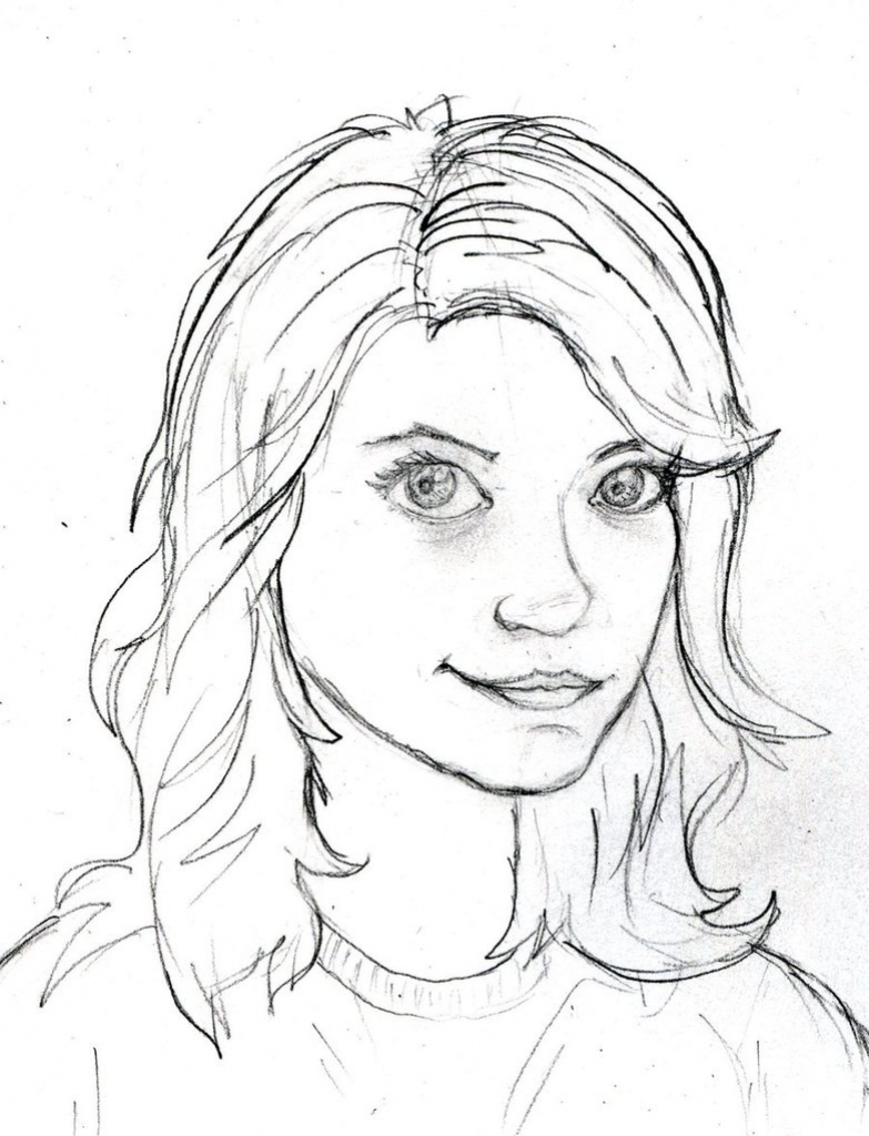 783x1024 Cartoon Portrait Drawing