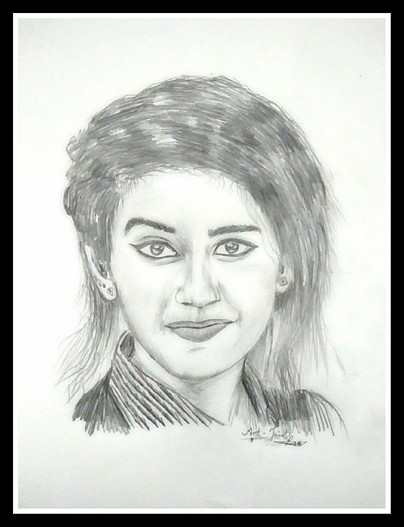 589x768 Filepriya Prakash Varrier's Pencil Drawing.jpg