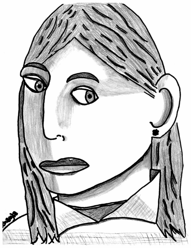 618x800 Self Portraits In 34 Pose By 5th Grade