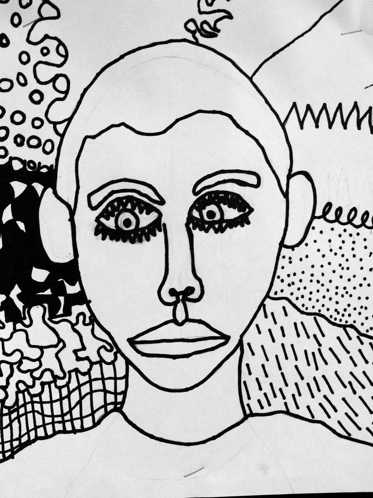 1200x1600 Da Vinci's Wings 4th Grade Self Portraits