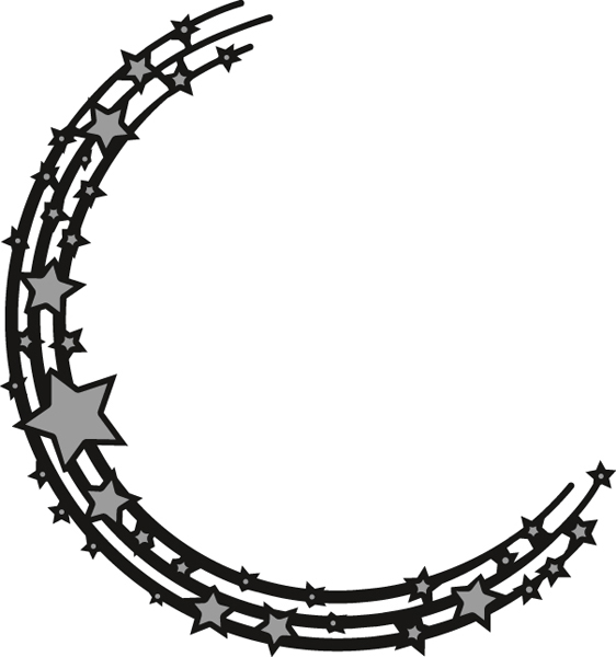 562x600 Marianne Design Craftable Stars Semi Circle Sophies Crafts