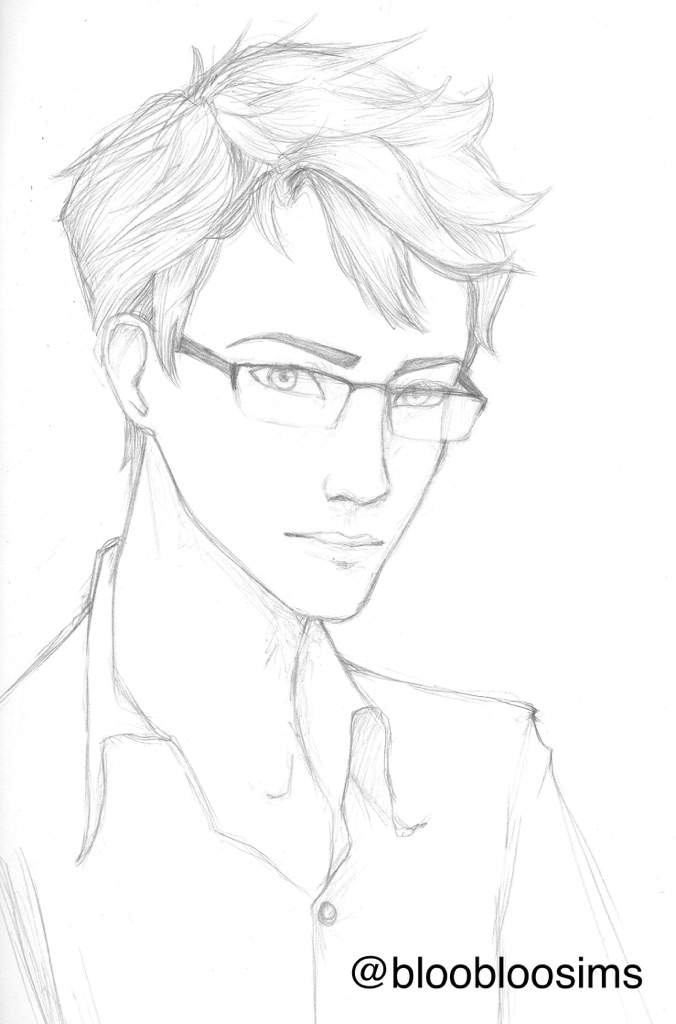 676x1024 Kaito In A Semi Realistic Sketch Infatuation By Maskcover Amino