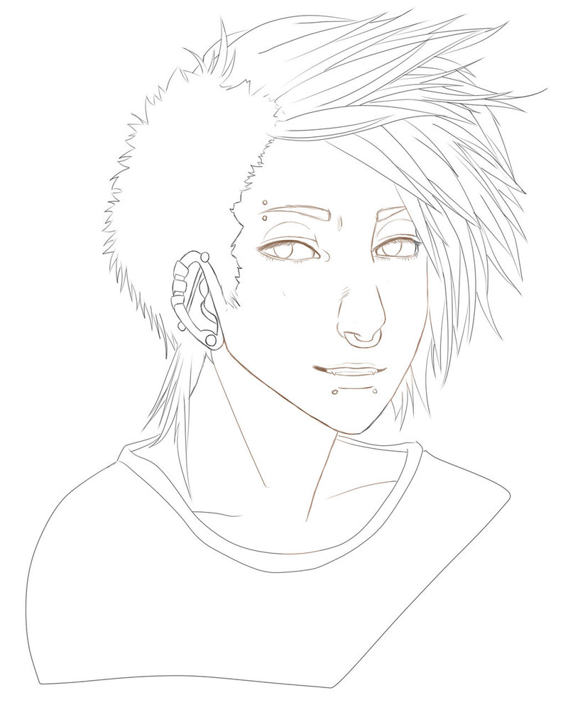 800x1000 Semi Realistic Boy Sketch Wip By Todorut