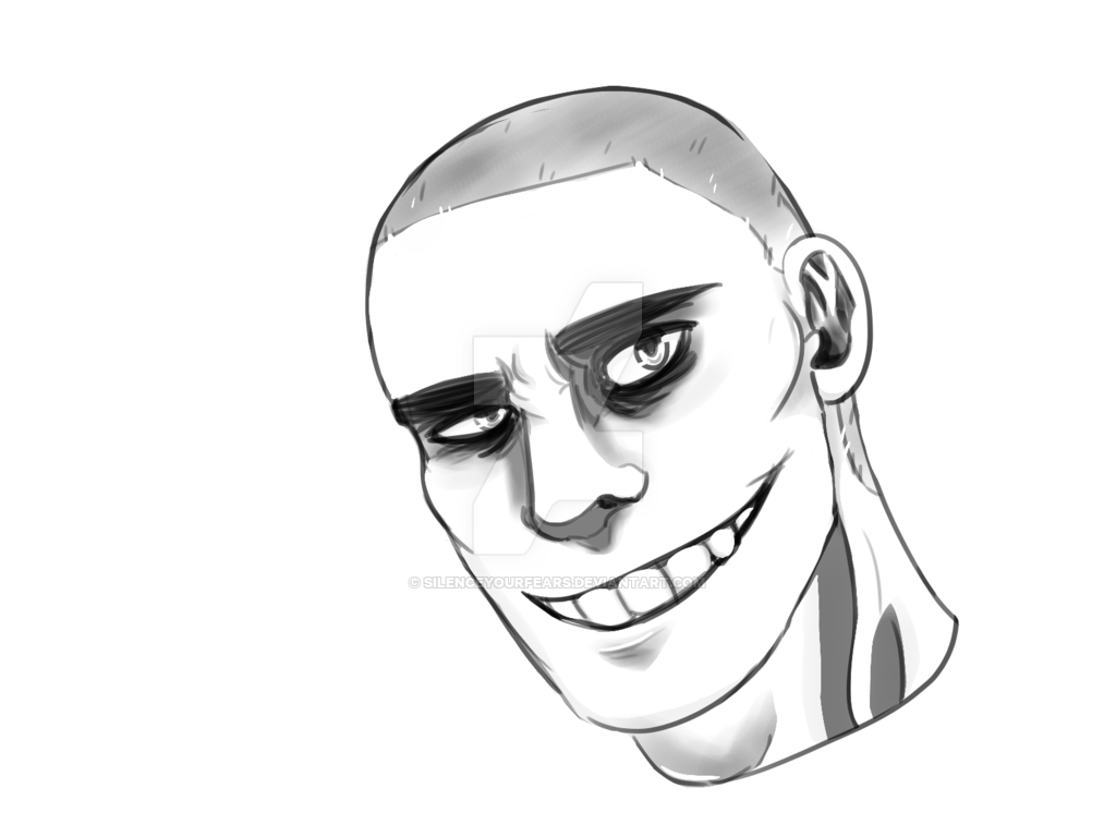 1024x768 Semi Realistic Portrait Of Humanized Fear By Silenceyourfears