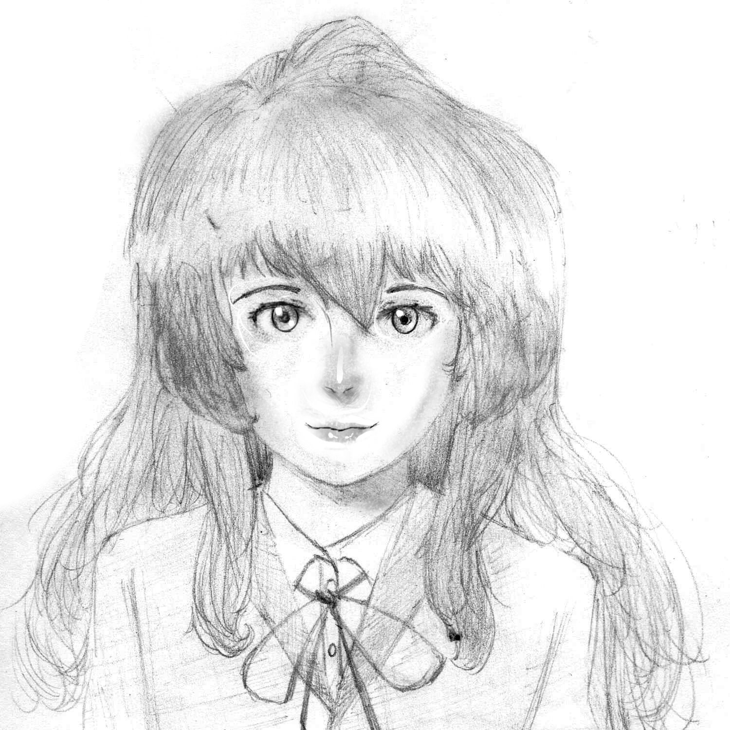 1500x1500 Cs] I Drew Taiga Aisaka From Toradora In A Realistic Style