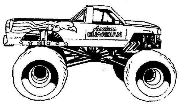 600x348 Drawn Truck American Truck