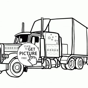 300x300 Free Coloring Pages Big Trucks Fresh Impressive Color Monster
