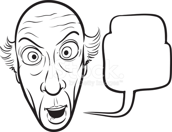 574x439 Whiteboard Drawing Surprised Senior Man Stock Vector