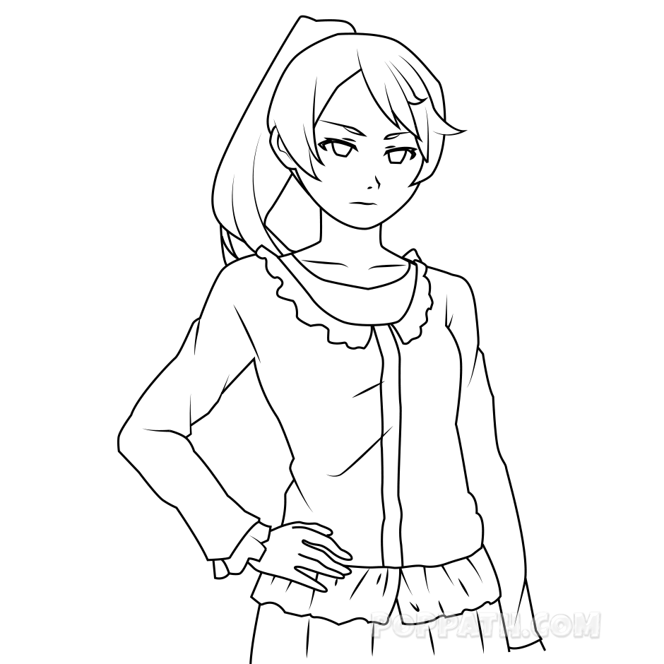 940x940 How To Draw A Serious Woman Pop Path