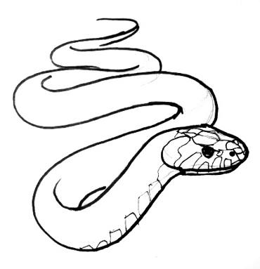 370x383 How To Draw Snake Colouring Good Coloring Pict Grass Drawing 114