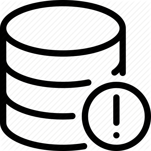 512x512 Data, Database, Server, Storage, Warning Icon Icon Search Engine