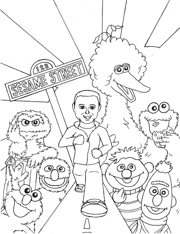 Sesame Street Drawing at GetDrawings | Free download