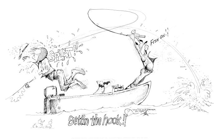 700x446 Setting The Hook Print Jim Snook Studio