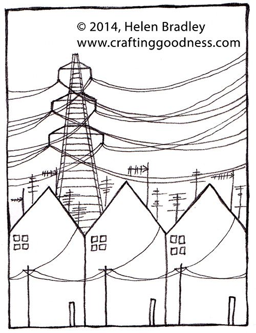 500x652 Drawing Row Houses In An Industrial Setting Drawings