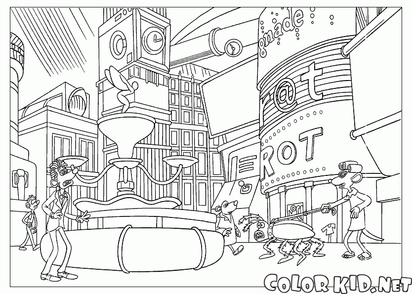 834x595 Coloring Page