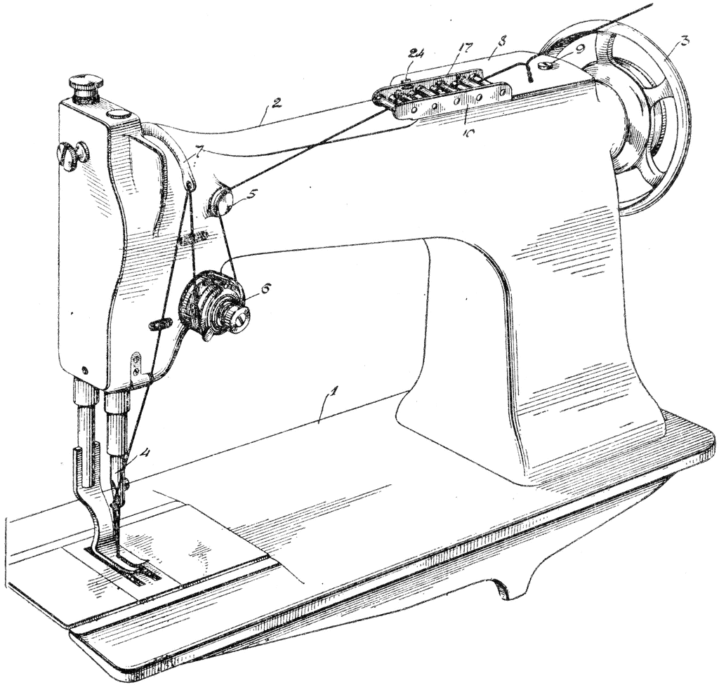 1024x976 Sewing Machine Clipart Etc