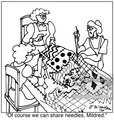 400x422 Sewing Needle Cartoons And Comics