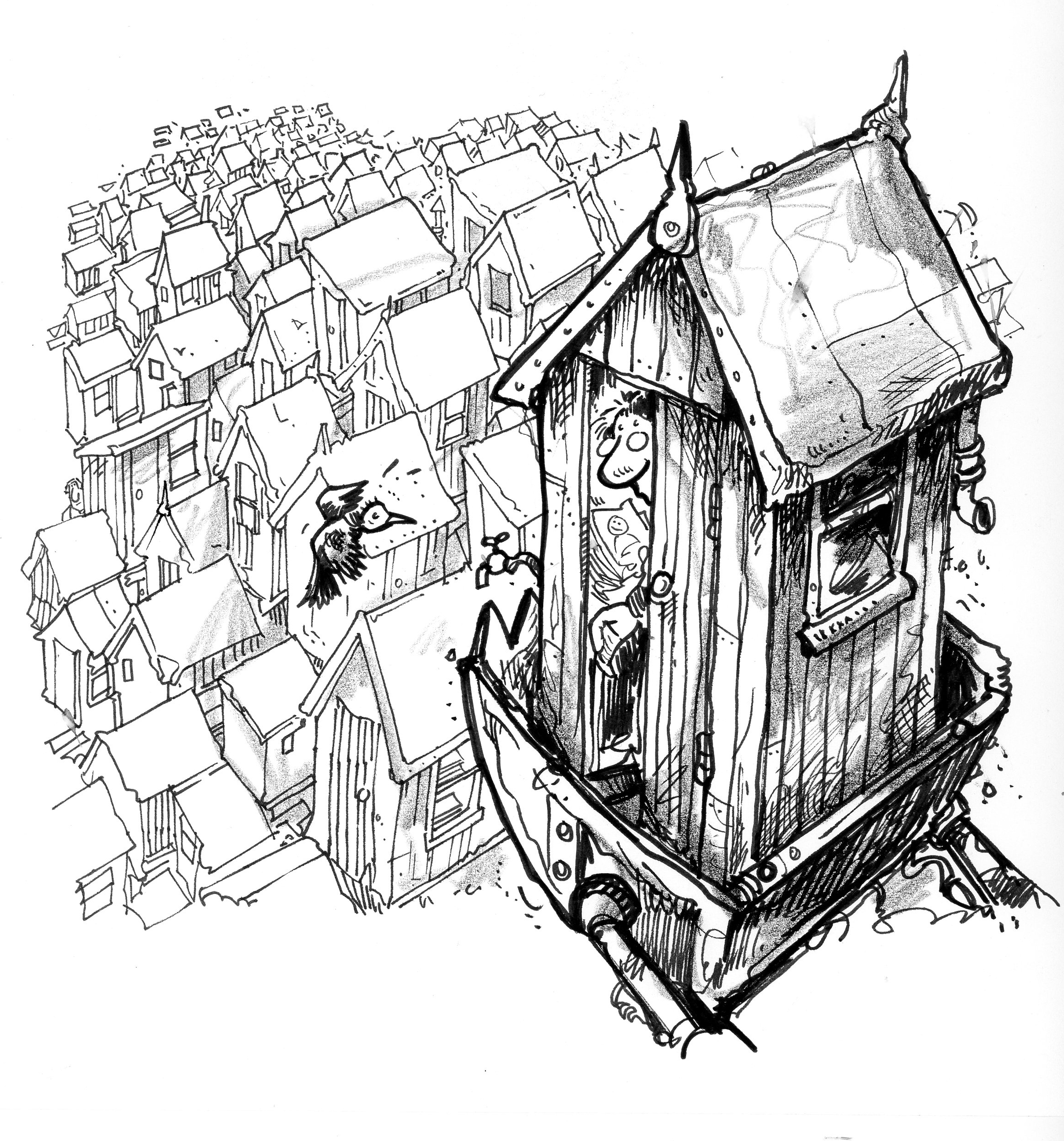 2317x2485 Drawing Paul Davies Cartoons