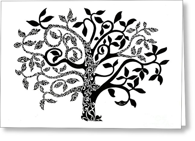 646x470 Shade Tree Greeting Cards Fine Art America