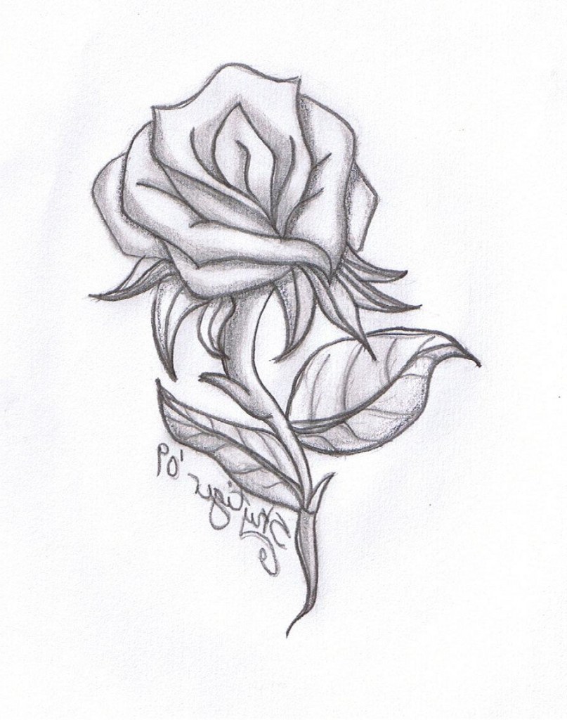 Shading Drawing Of Flowers at GetDrawings | Free download