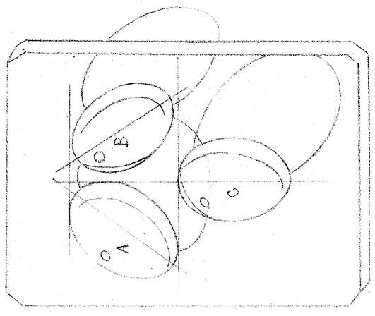 531x448 How To Draw And Shade Eggs Shading A Group Of 3 Eggs Drawing