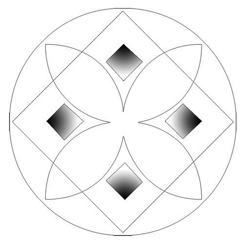 500x497 Shaded Mandala Drawing Exercise Part One Carol's Drawing Blog