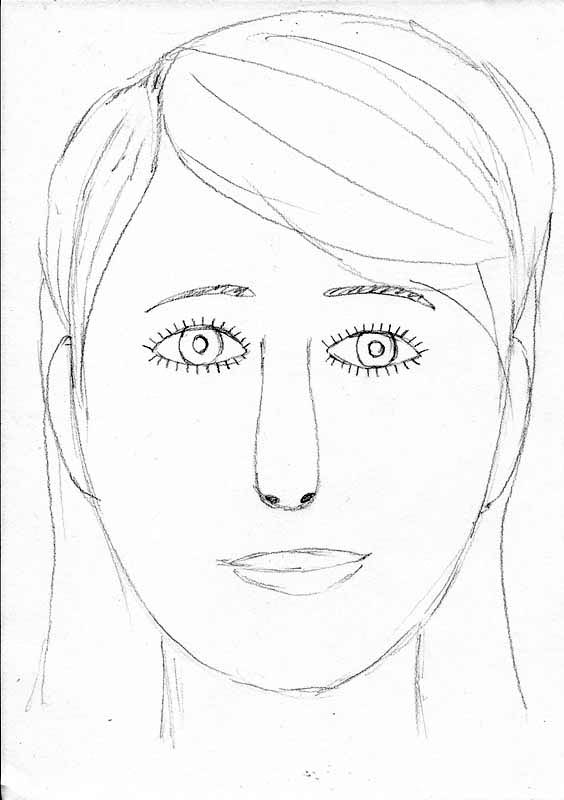 564x800 How To Draw A Face