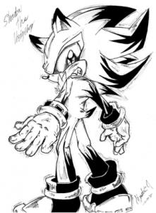 221x300 Shadow The Hedgehog Drawn By Ankan555