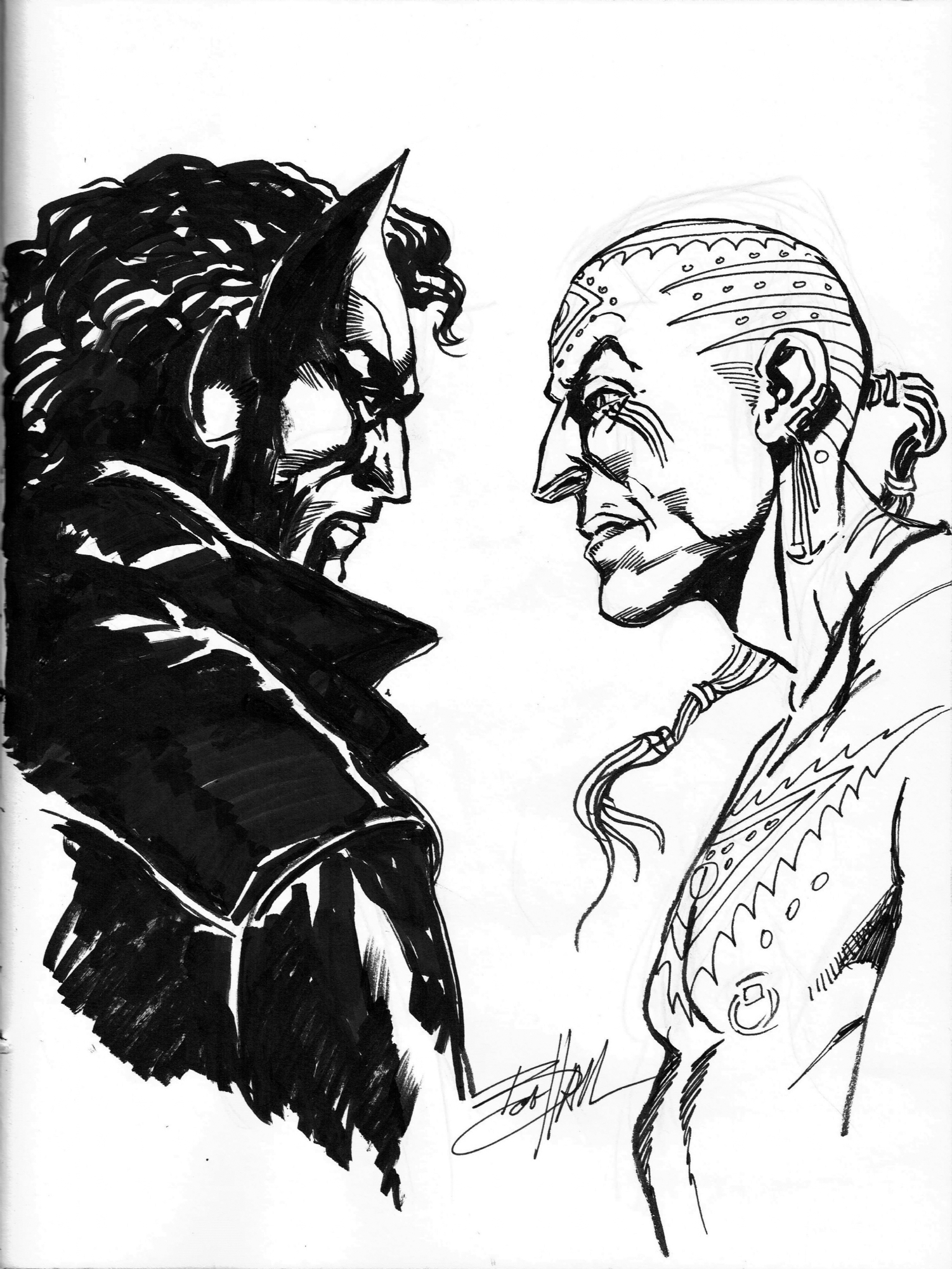 1501x2000 Shadowman And Master Darque Face Off