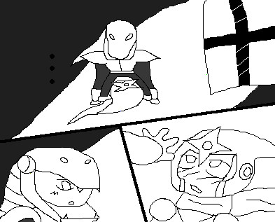 393x317 Snakeman And Shadowman By Syani123