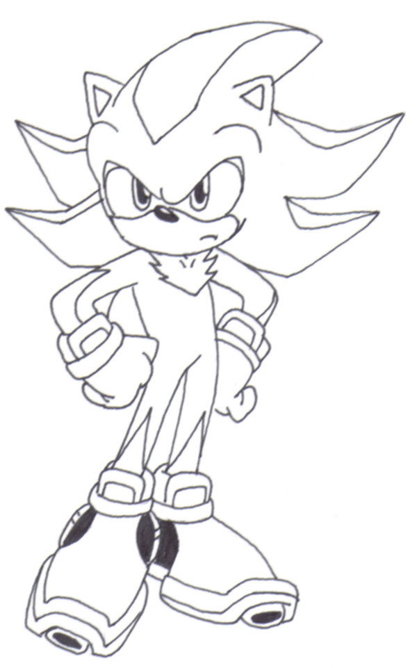 Shadow The Hedgehog Drawing at GetDrawings | Free download