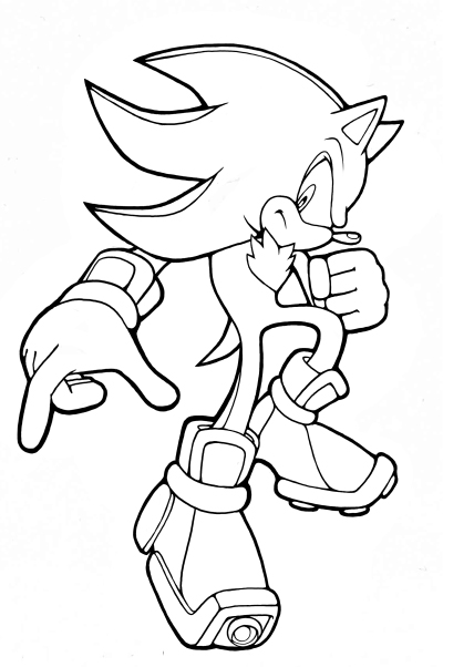 Shadow The Hedgehog Drawing at GetDrawings | Free download