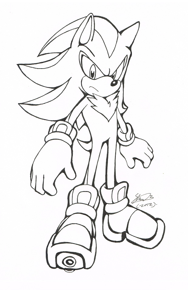 Shadow The Hedgehog Drawing at GetDrawings | Free download